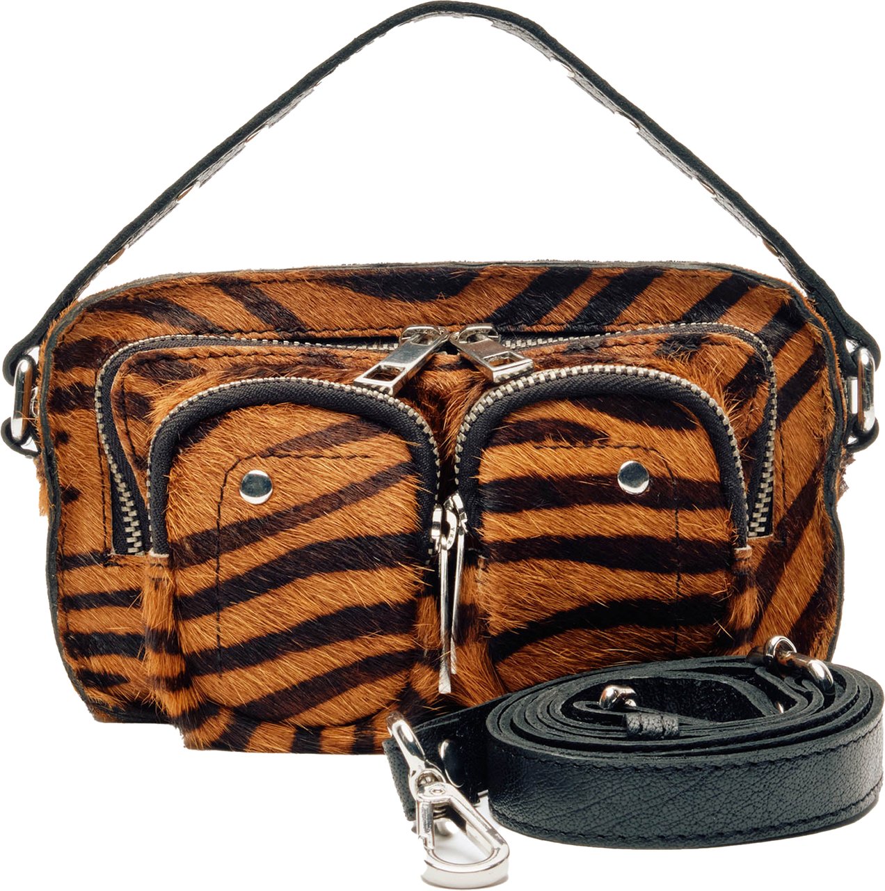 Nunoo Helena Stripes Deluxe Tas Wit