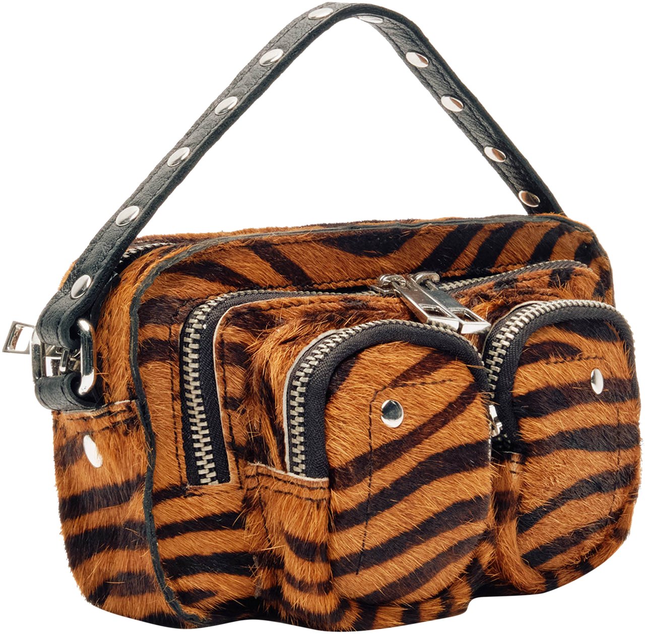 Nunoo Helena Stripes Deluxe Tas Wit