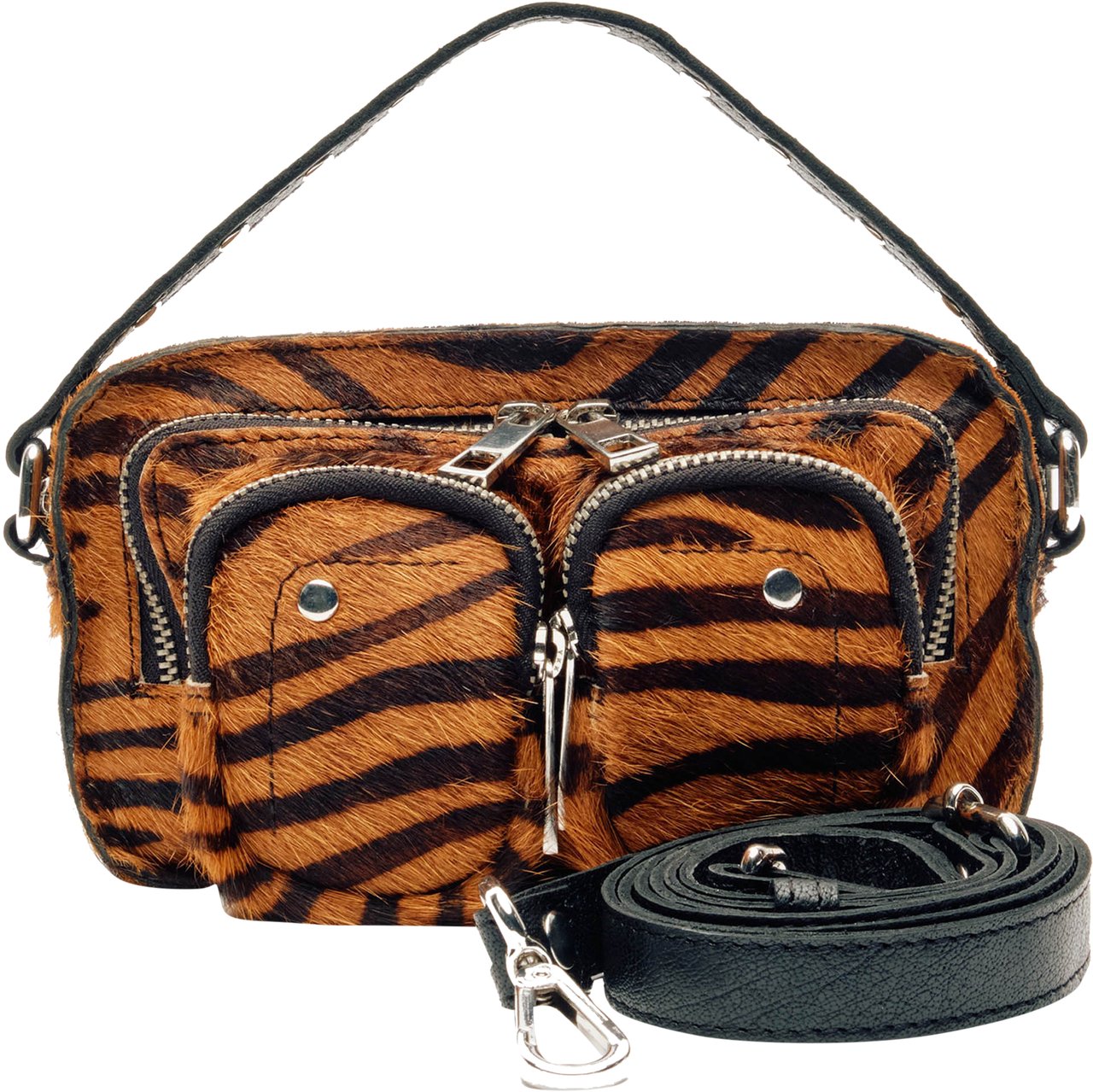 Nunoo Helena Stripes Deluxe Tas Wit