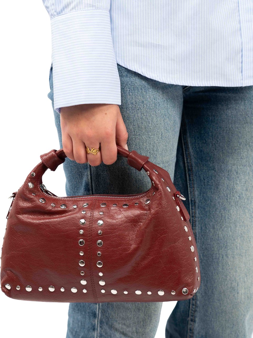 Nunoo Dandy Studs Mountain Maroon Rood