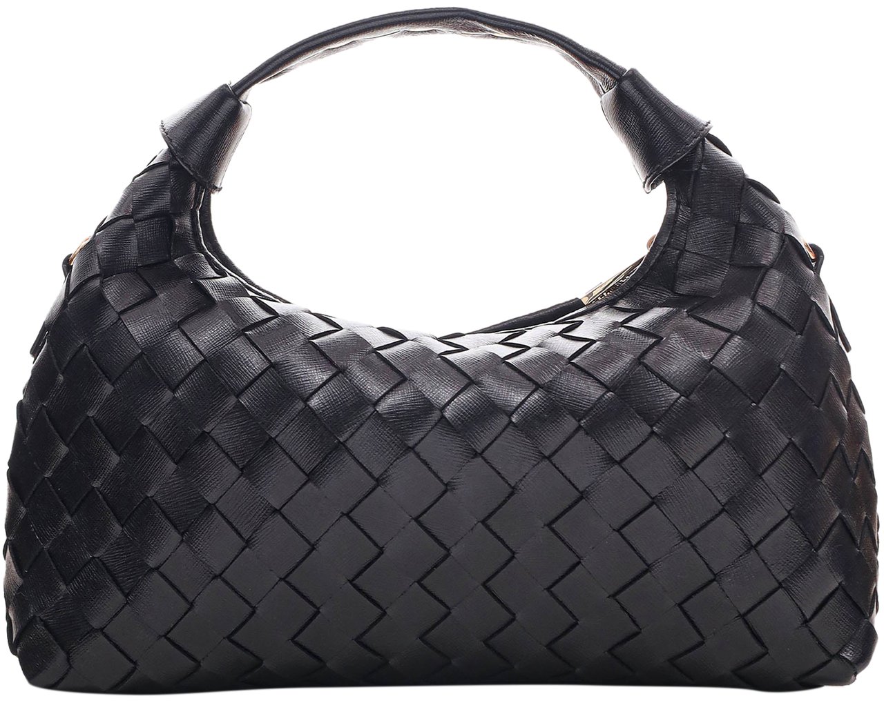 Nunoo Dandy Braided Florence Medium Tas Zwart