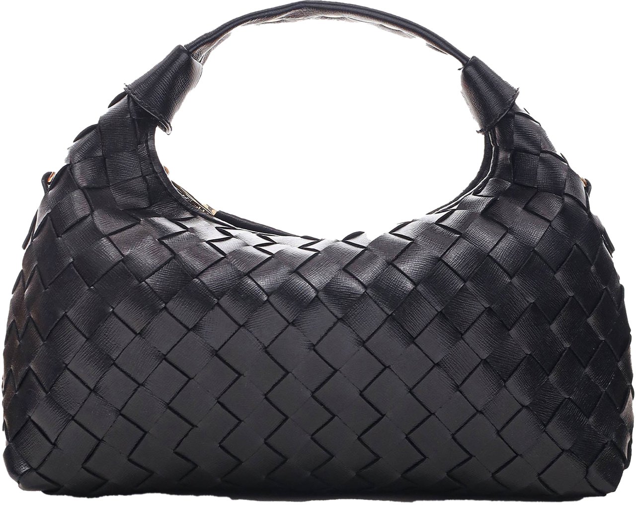 Nunoo Dandy Braided Florence Medium Tas Zwart