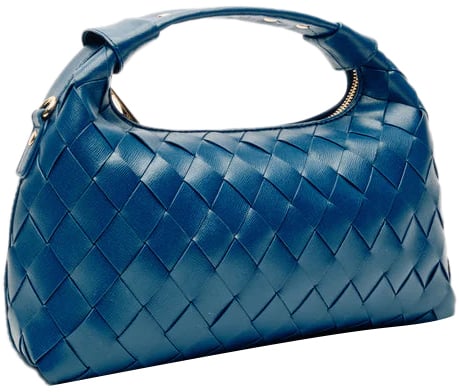 Nunoo Dandy Braided Florence Tas Blauw