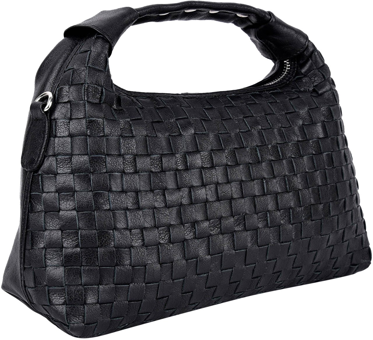 Nunoo Dandy Braided Mountain Medium Tas Zwart