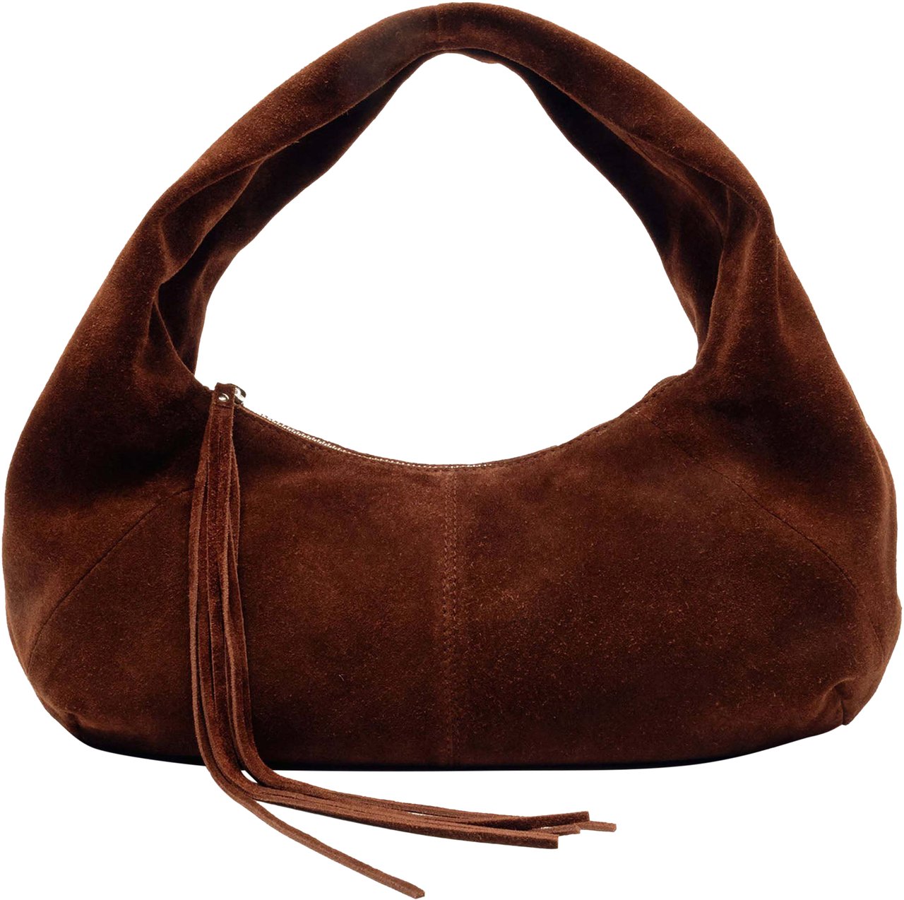 Nunoo Small Alma Suede Tas Wit