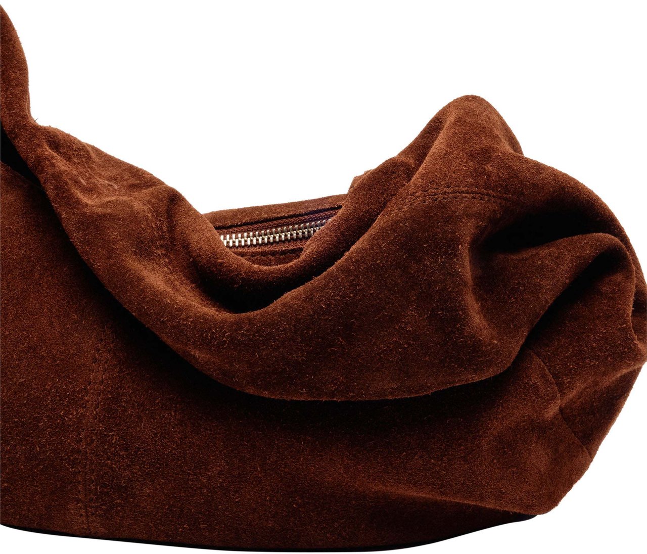 Nunoo Small Alma Suede Tas Wit