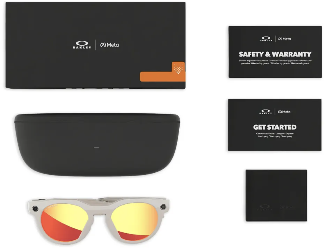 Oakley Hstn Meta Warm Grey Prizm Ruby Grijs