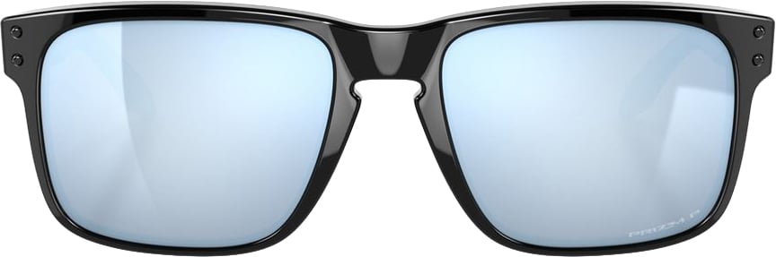 Oakley Oo9102 - Holbrook Glossy Black Rectangular Sunglasses Blauw
