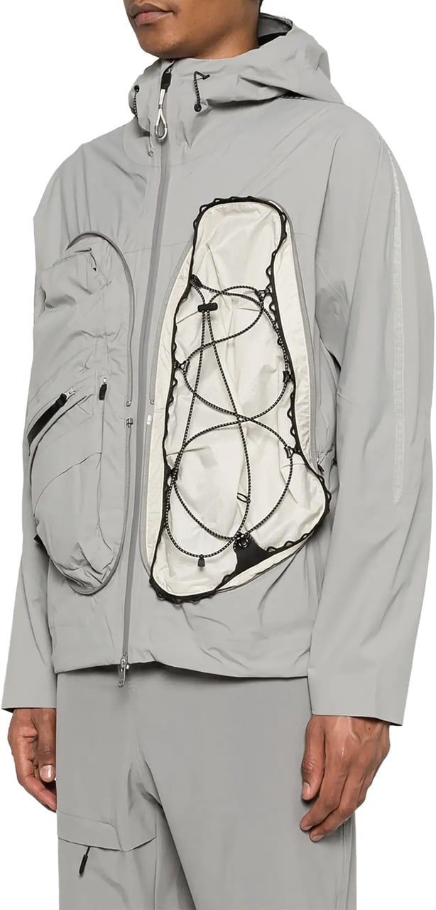 Oakley Latitude Veil Slingpack Jacket Cement Grijs