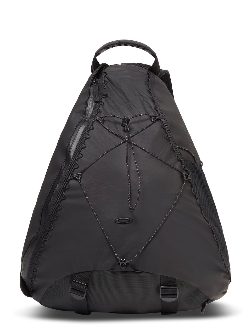 Oakley Triangular-Shaped Backpack with Bungee Cord System Zwart