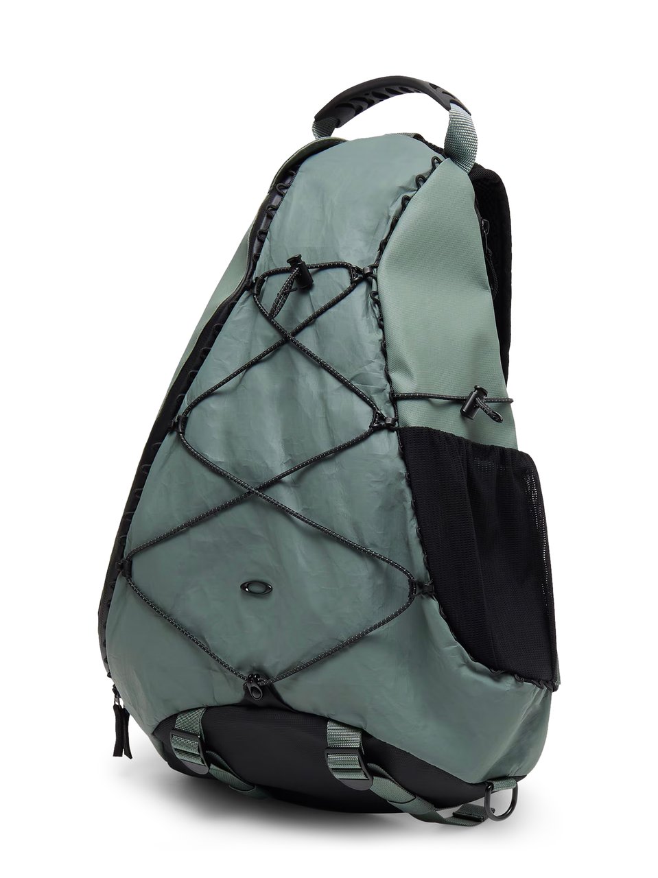 Oakley Triangular-Shaped Backpack with Elastic Cord System and Padded Straps Groen