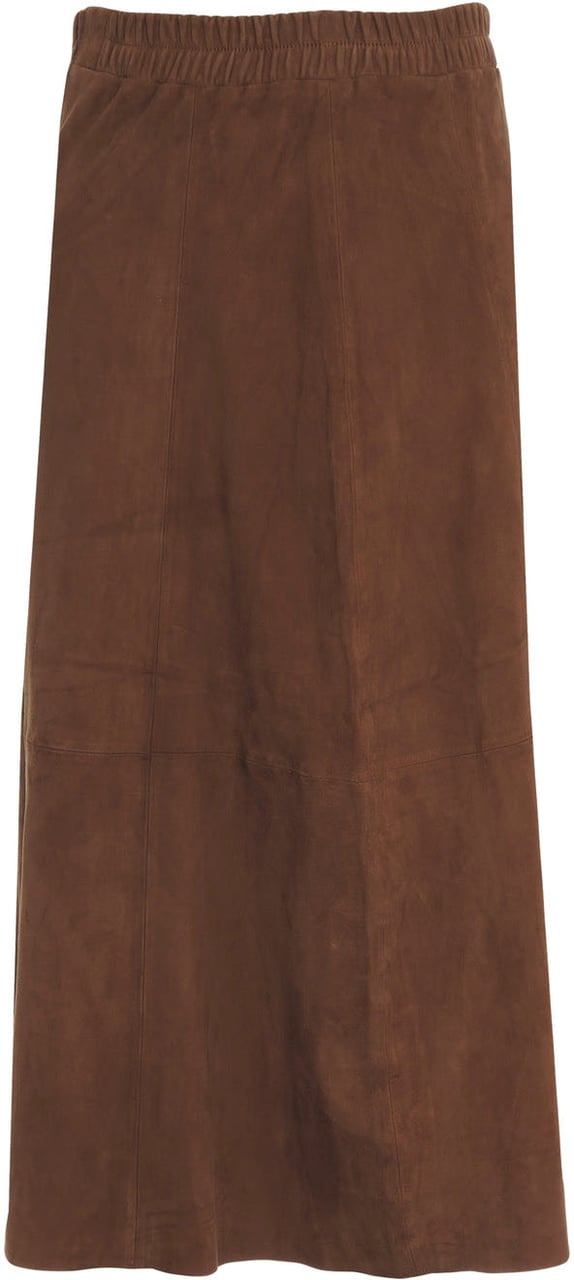 Oakwood Suede midi skirt 'Nahee' Bruin