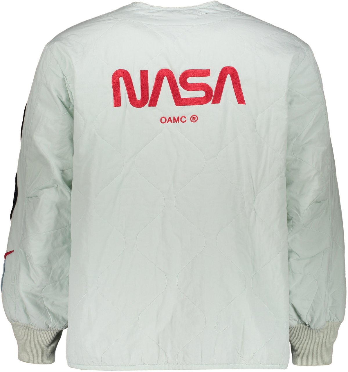 OAMC Button-front cotton jacket Blauw