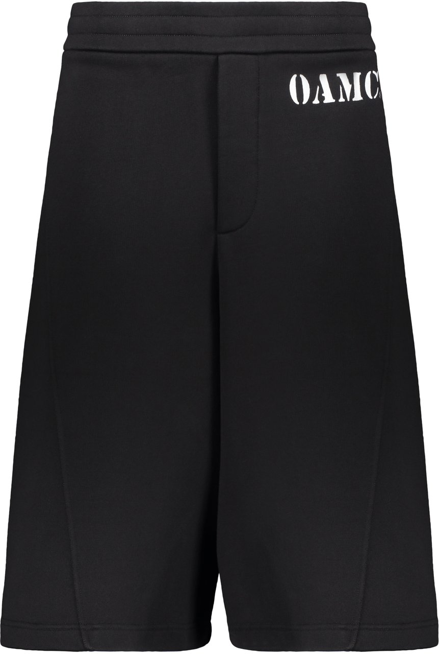 OAMC Cotton bermuda shorts Zwart
