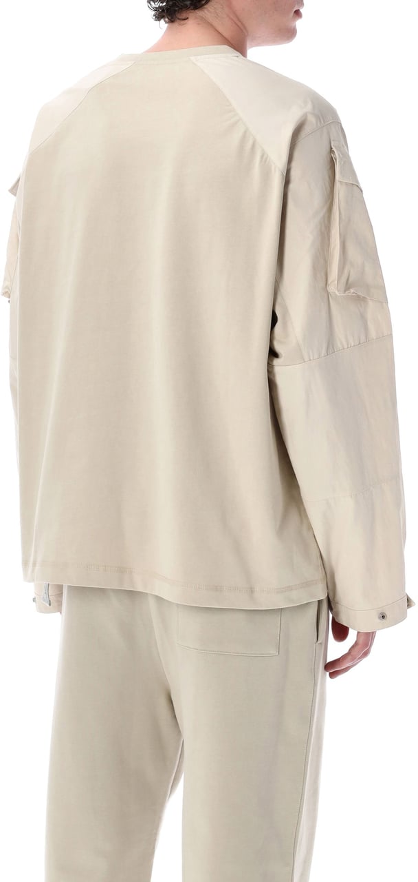 OAMC Peacemaker Si Cargo L/S Tee Sand Beige