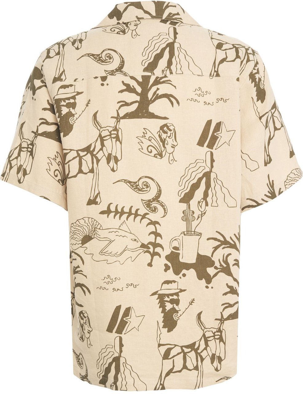 OAS Shirt 'Popolan Cuba' Beige