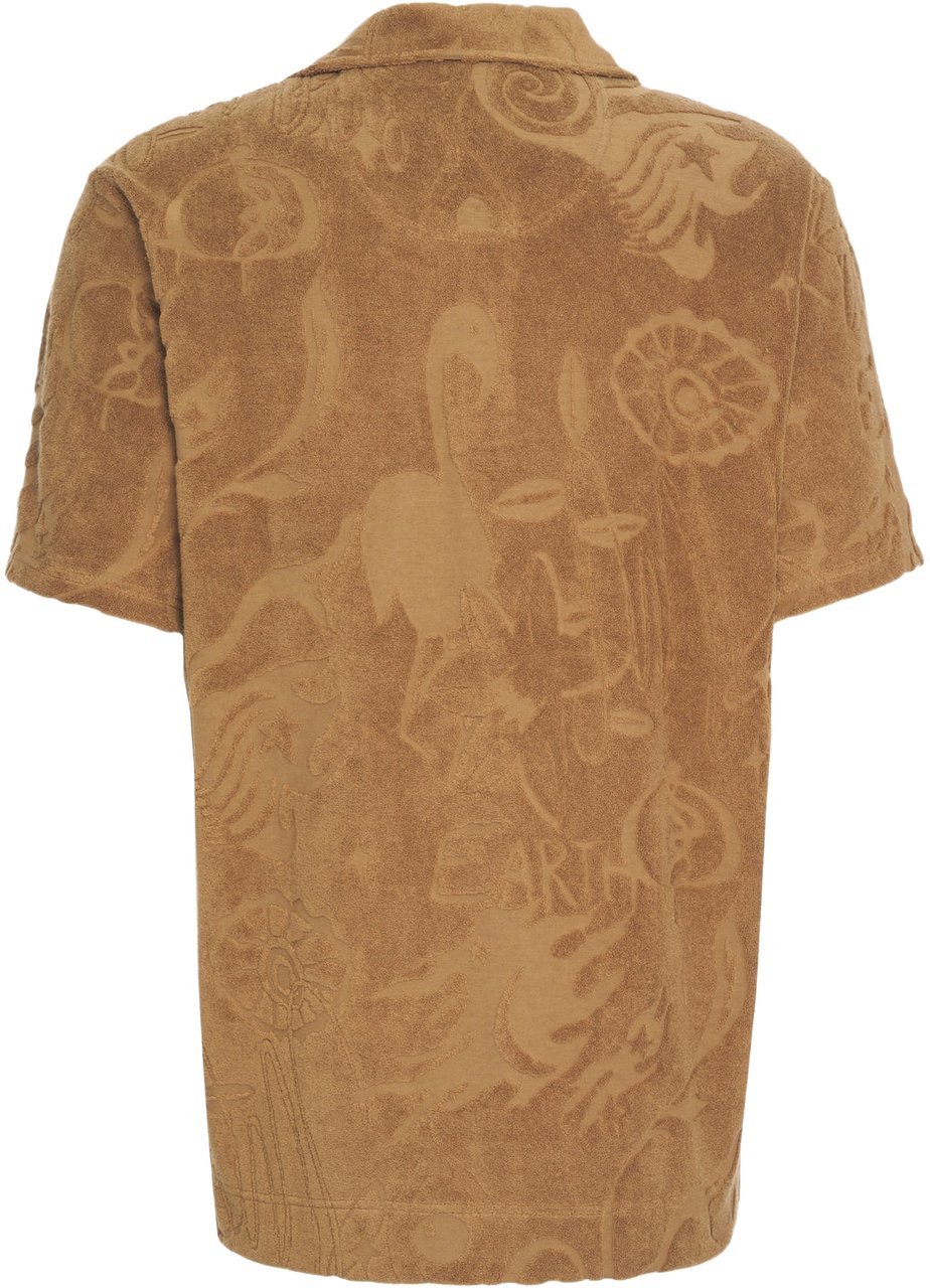 OAS Terry cloth shirt 'Wendelo' Bruin