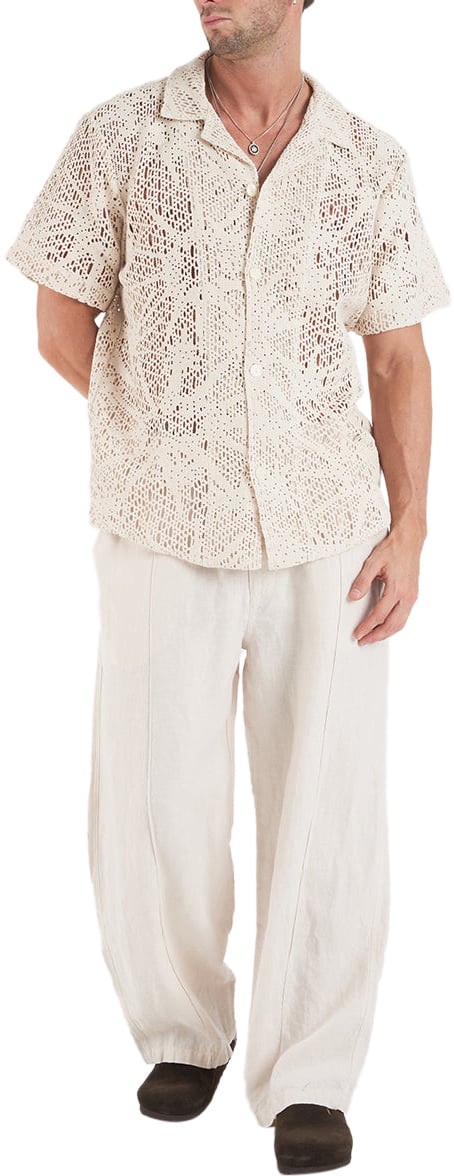 OAS Linen pants 'Caspar' Beige