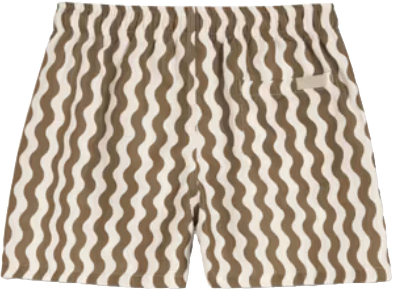 Oas 201001 Zwembroeken Beige Fine Waver Swim Shorts Beige