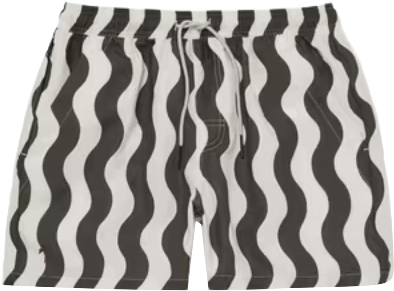 Oas 5001 Zwembroeken Groen Forest Waver Swim Shorts Groen