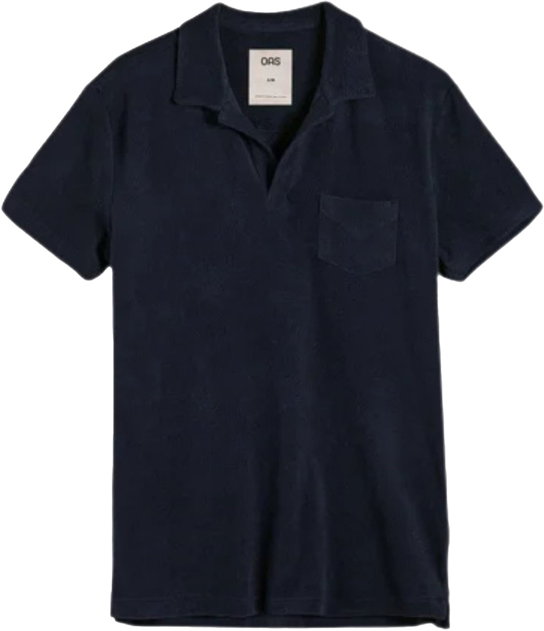 Oas 7003 Polos Donkerblauw Polo Terry Shirt Blauw
