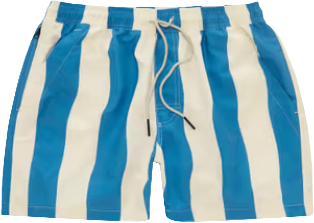 Oas 5001 Zwembroeken Blauw Waver Swim Shorts Blauw