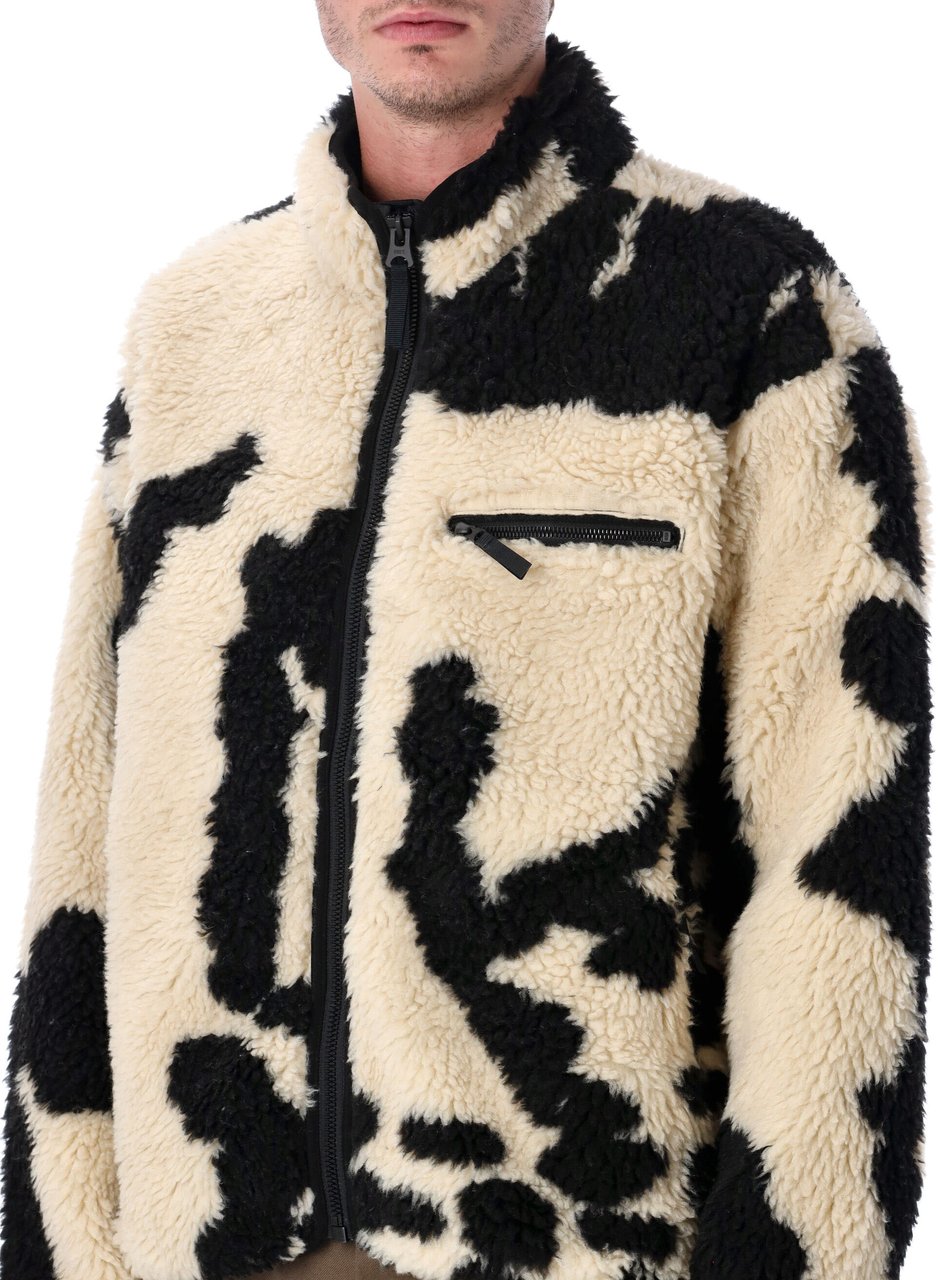 Obey Sherpa Jacket Clay Multi Grijs