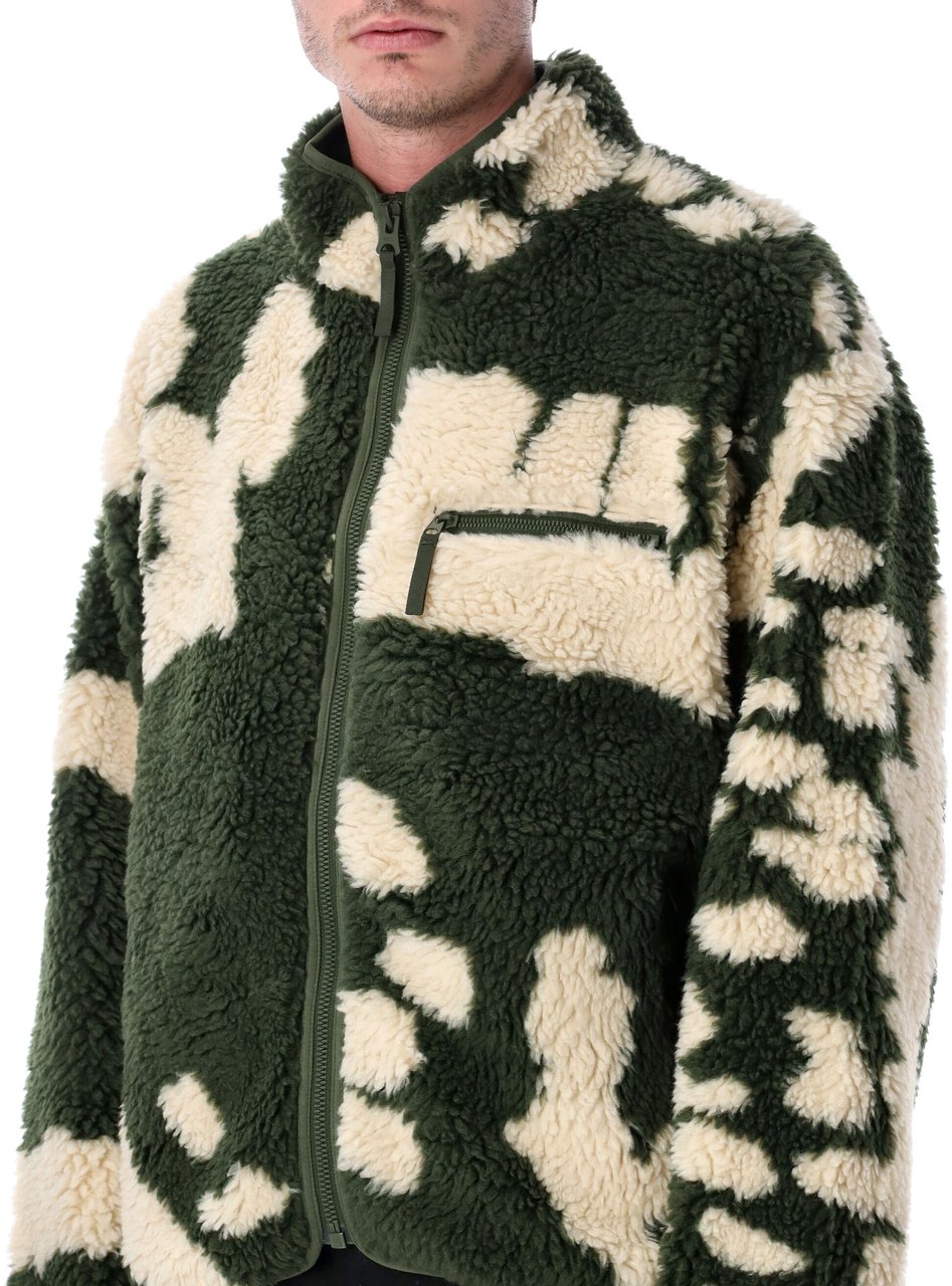 Obey Sherpa Jacket Kombu Green Multi Groen