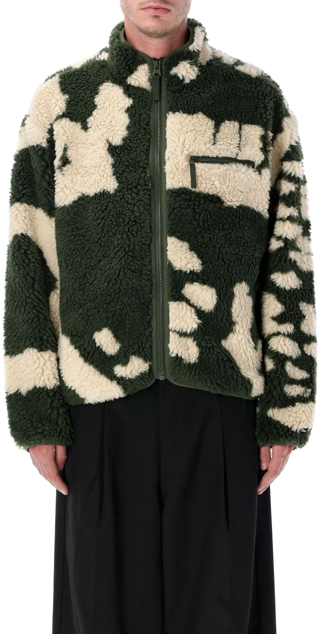 Obey Sherpa Jacket Kombu Green Multi Groen