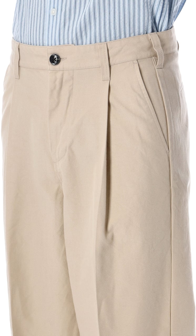 Obey Dean Pleated Pant Cement Grijs