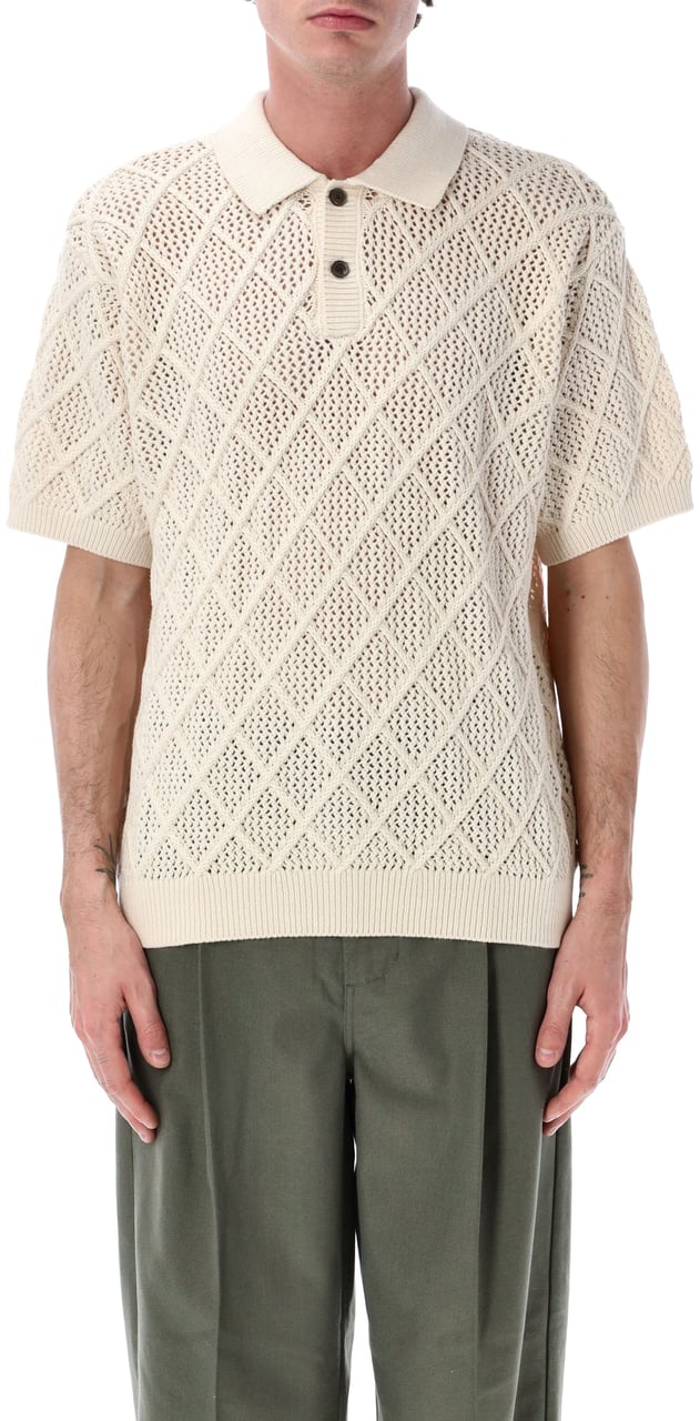 Obey Polo Sweater Beige Beige