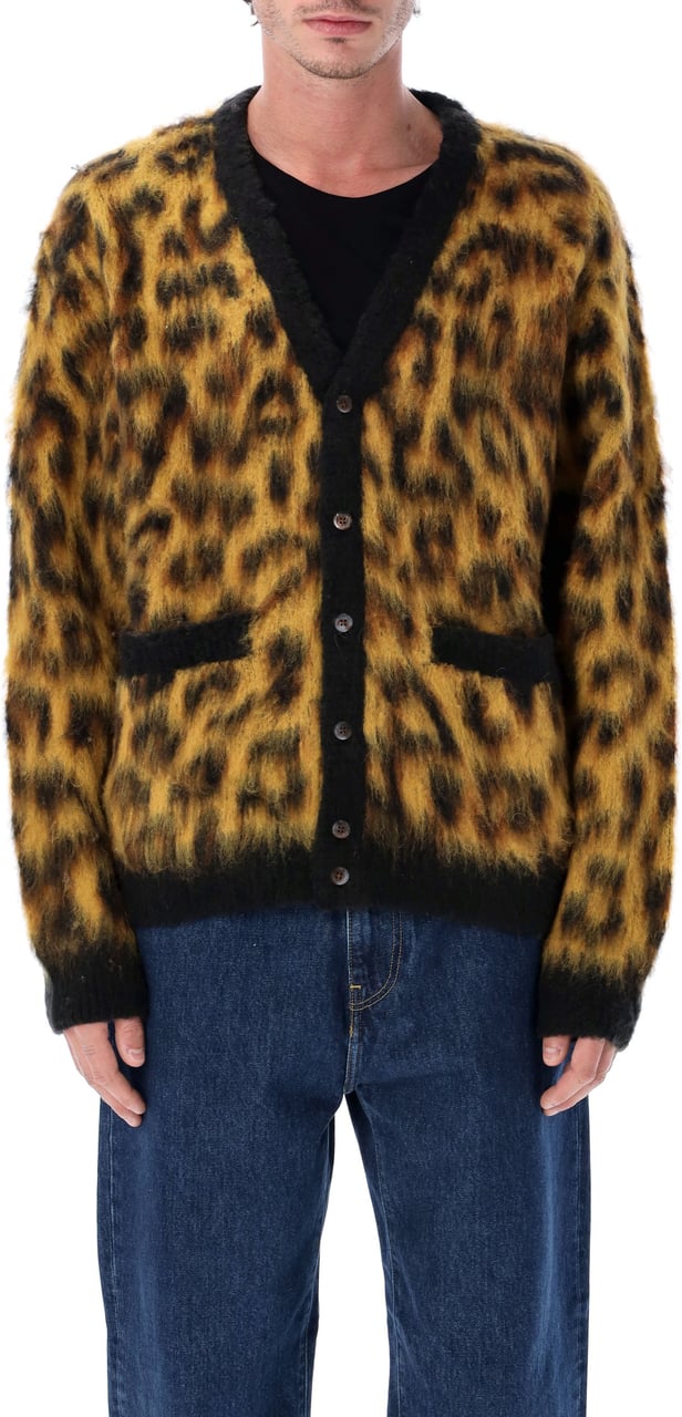 Obey Patron Cardigan Marrone Bruin