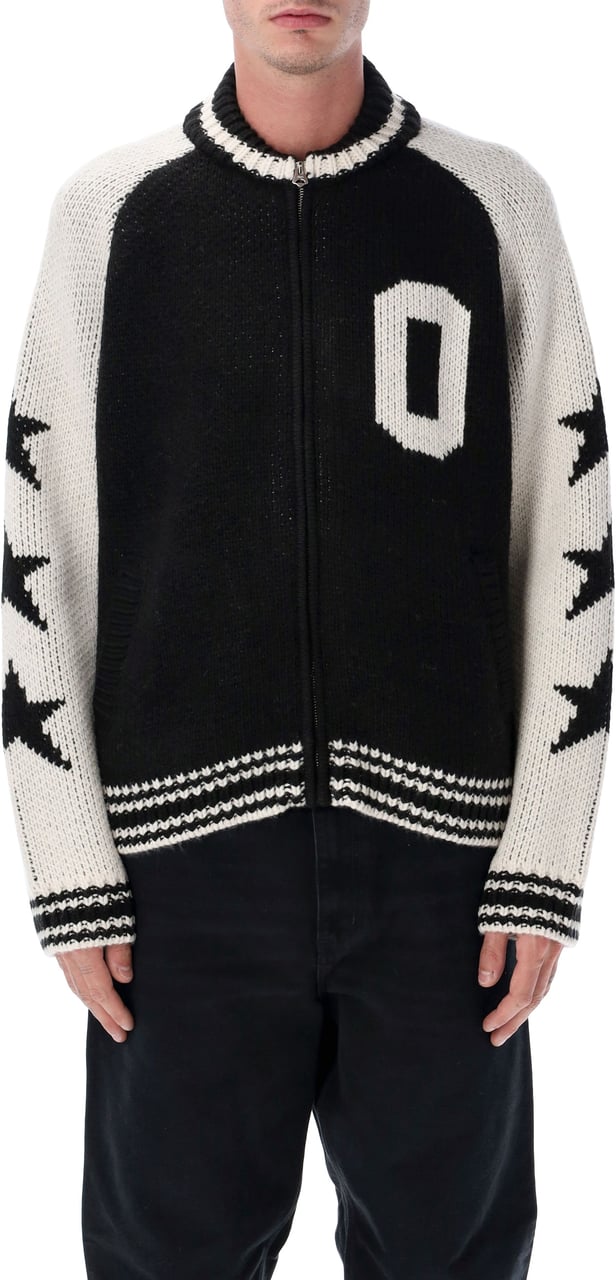 Obey Cowichan Sweater Cardigan Nero Zwart