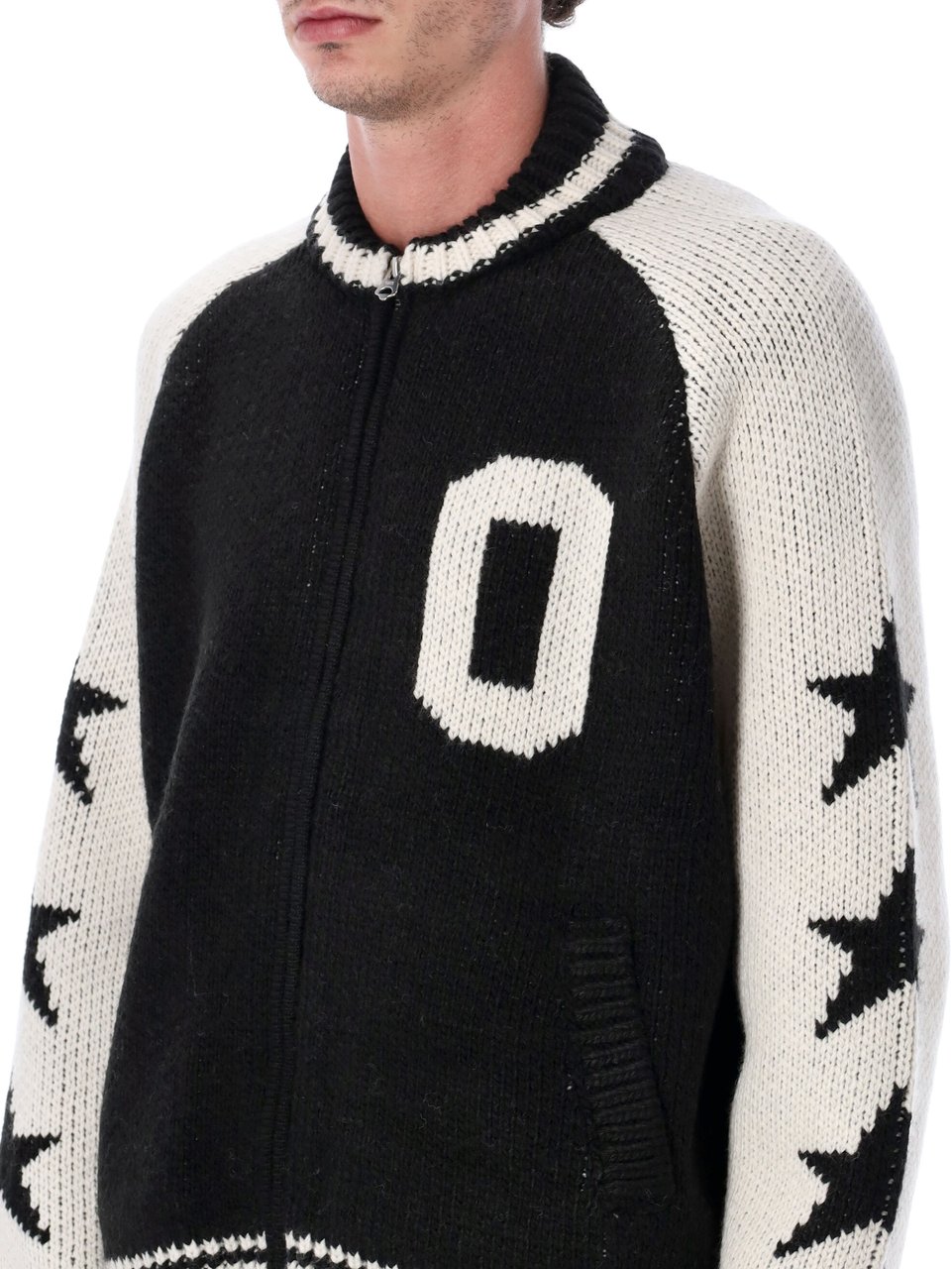 Obey Cowichan Sweater Cardigan Nero Zwart