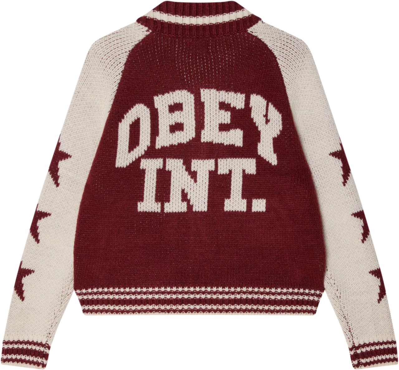 Obey Sweaters Red Rood