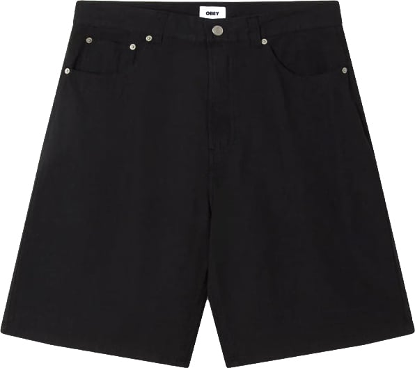 Obey Shorts Baggy Linen Devin Neri Divers