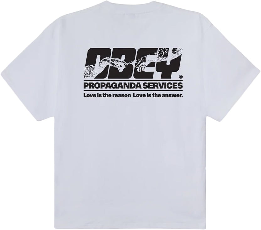 Obey T-Shirt Propaganda Services Bianca Wit
