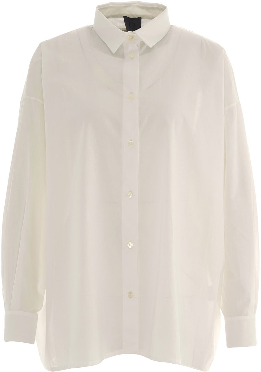 Oblo Unique Cotton blouse Wit