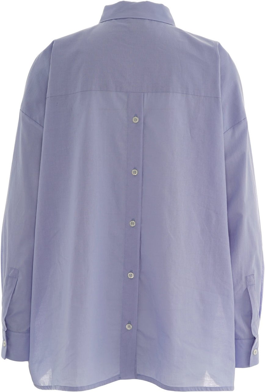 Oblo Unique Cotton blouse Blauw