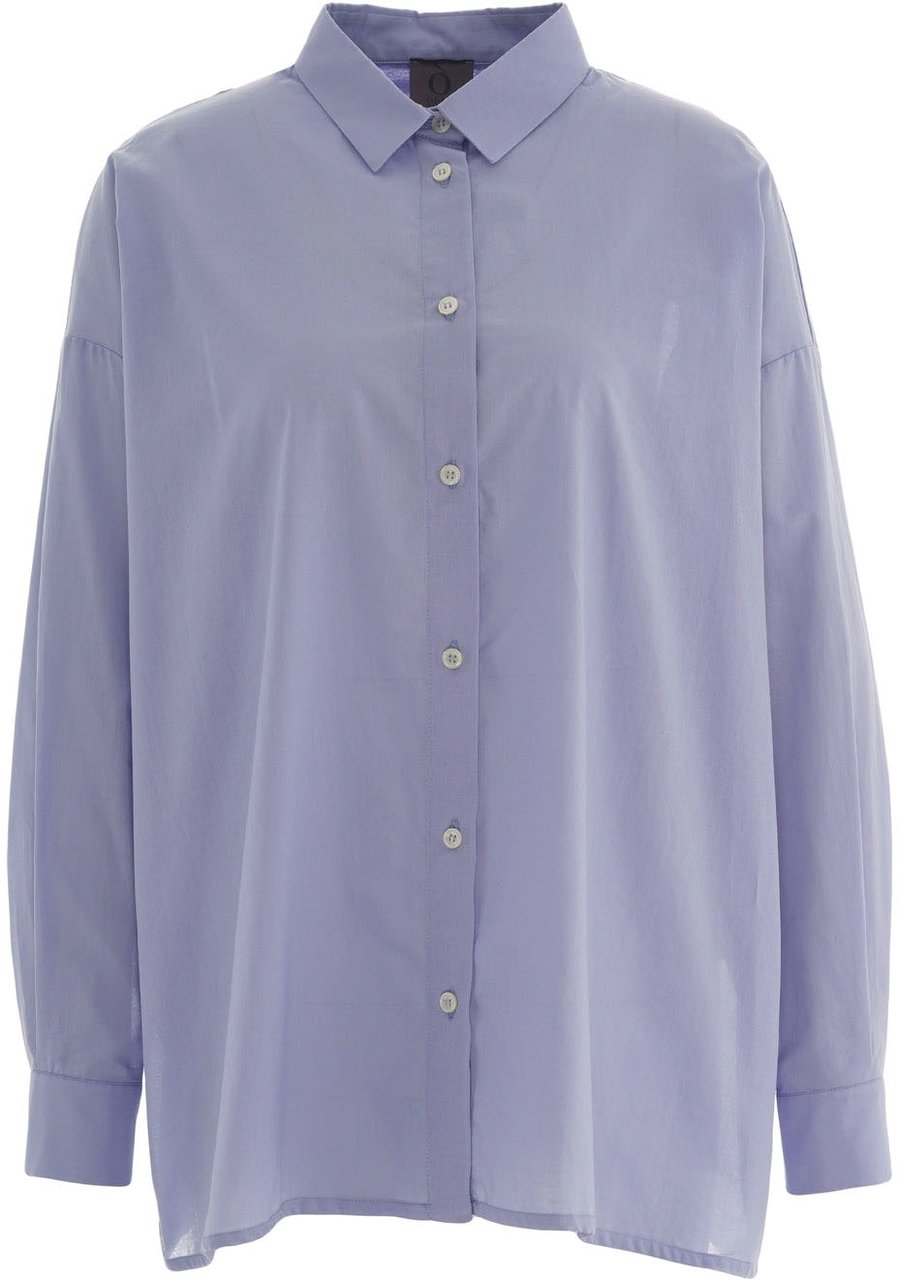 Oblo Unique Cotton blouse Blauw