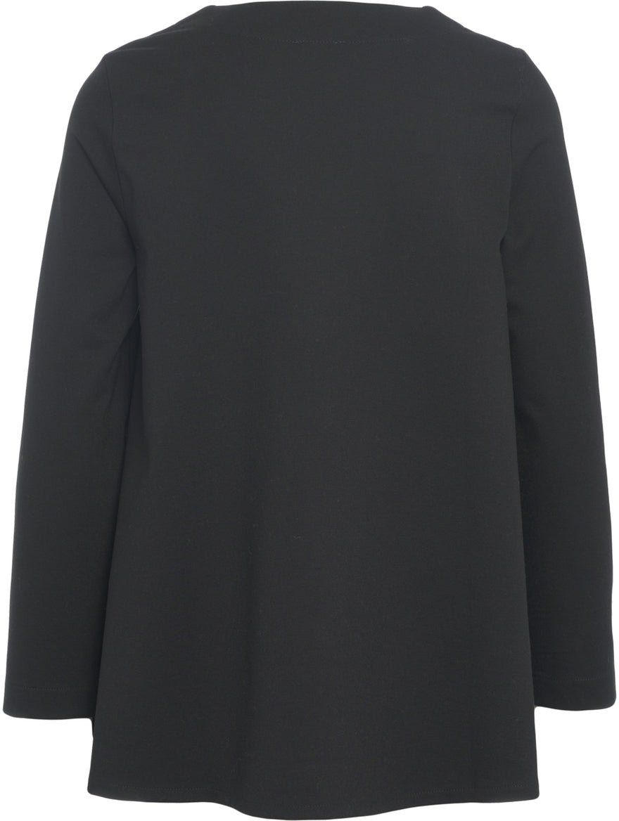 Oblo Unique Wool sweatshirt Zwart