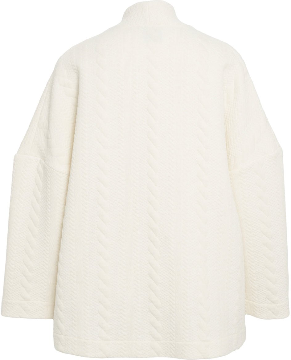 Oblo Unique Cardigan oversize Wit