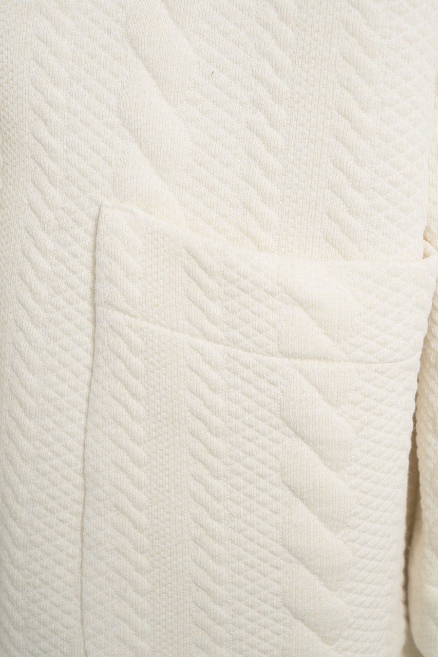 Oblo Unique Cardigan oversize Wit