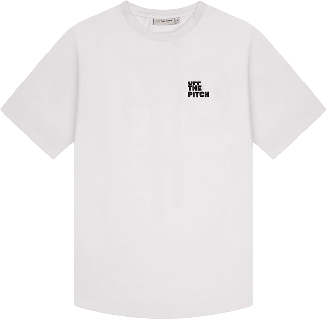 OFF THE PITCH OFF THE PITCH Fullstop Slim Fit Tee Wit