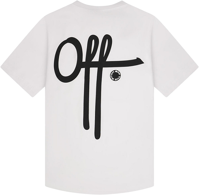 OFF THE PITCH OFF THE PITCH Fullstop Slim Fit Tee Wit
