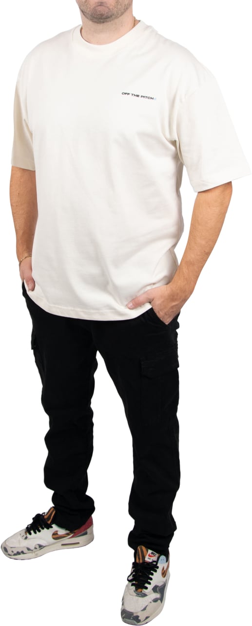 OFF THE PITCH OFF THE PITCH World Loose Fit Tee Beige