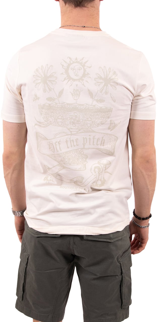 OFF THE PITCH Botanic Slim Fit Tee Beige