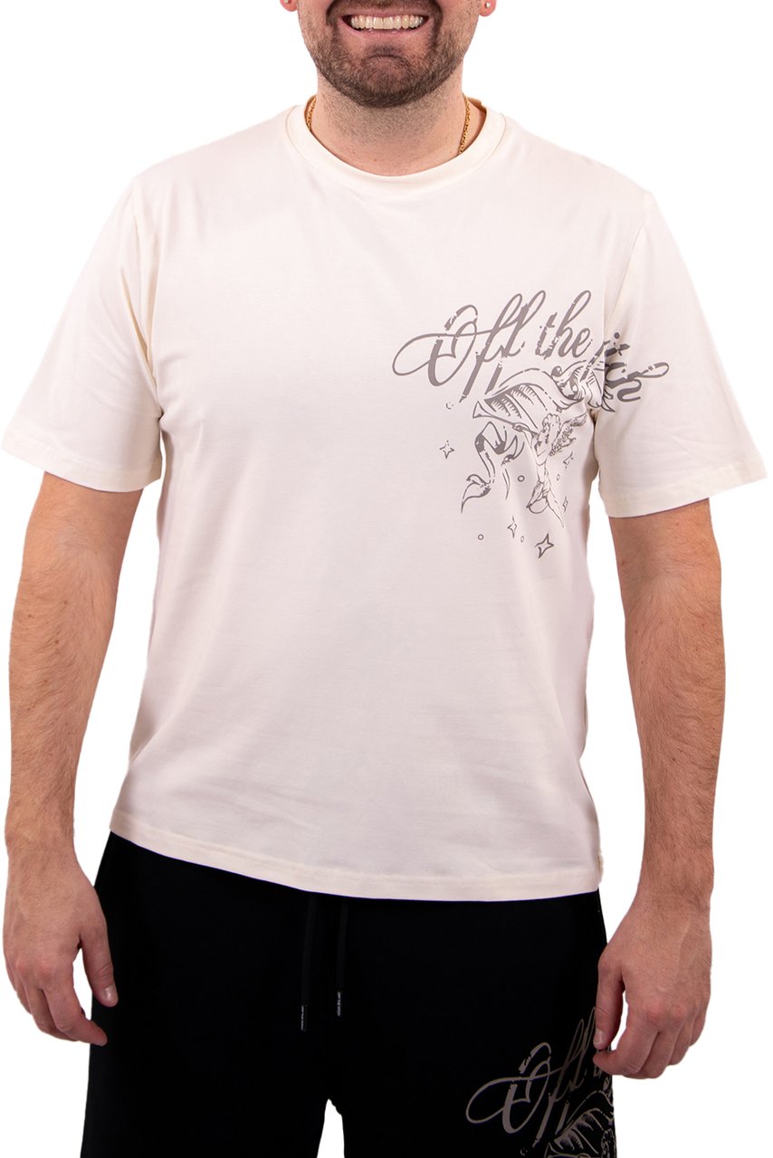 OFF THE PITCH Guardian Regular Fit Tee Beige
