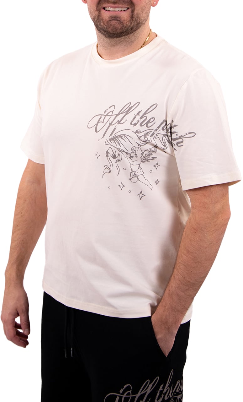 OFF THE PITCH Guardian Regular Fit Tee Beige