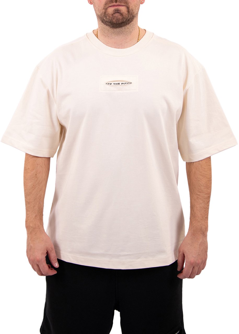 OFF THE PITCH Sage Loose Fit Tee Beige